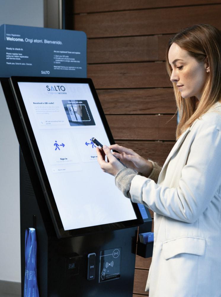 Salto Systems - Blue Entrance Space | Contactless